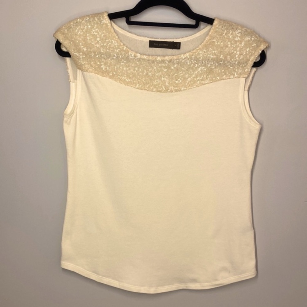 The Limited Sequin Sleeveless Top
